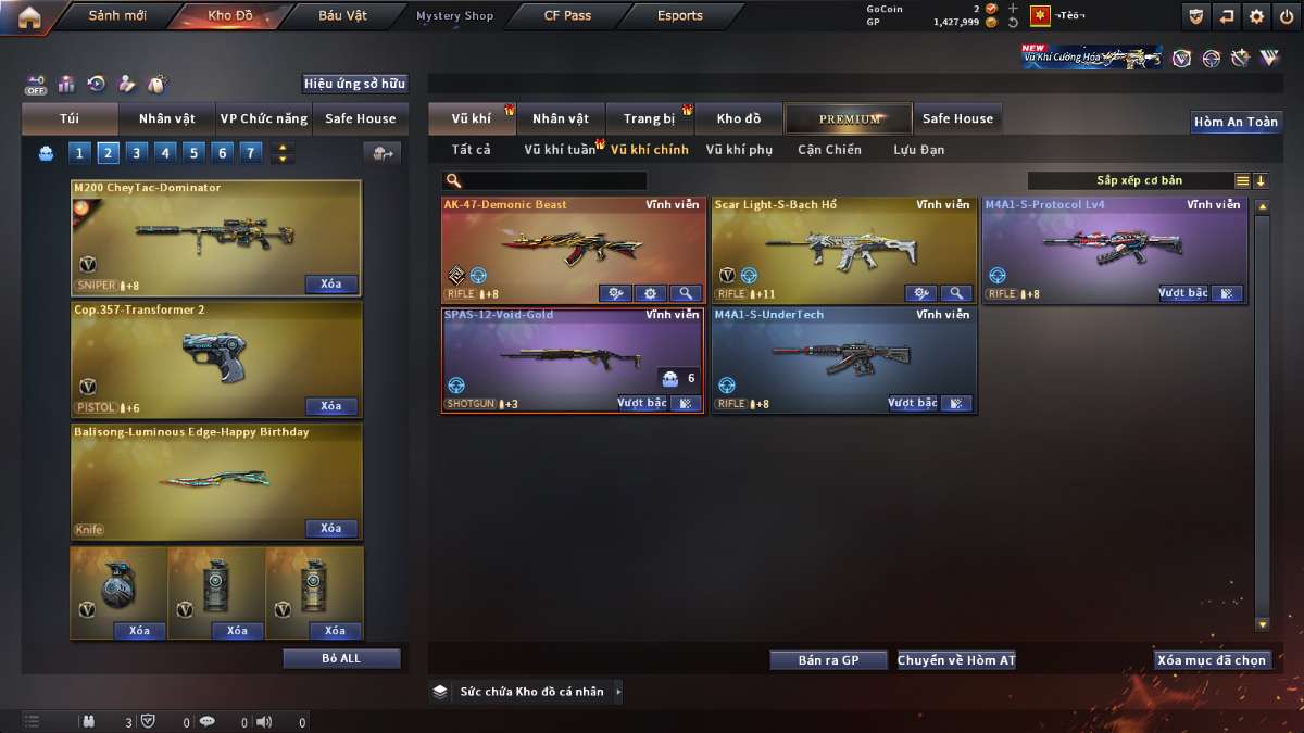 shop acc cf uy tin gia re